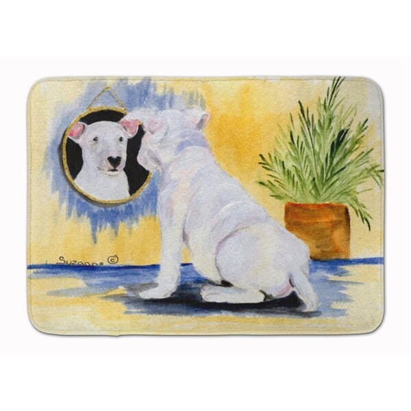 Carolines Treasures Bull Terrier Machine Washable Memory Foam Mat SS8135RUG - main